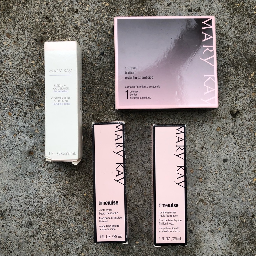 mary kay lot skincare foundation makeup Facial Cosmetics New Unused NIB.